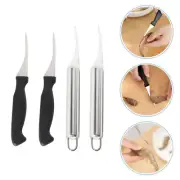 4 Pcs Prawn Cleaner Cracker Shrimp Thread Cutter