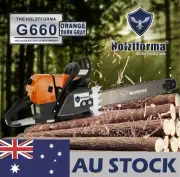 AU New 92CC Holzfforma G660 For MS660 Chainsaw With 28in 3/8 .050 92DL Bar Chain