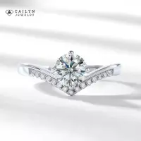 在飛比找蝦皮商城精選優惠-【Cailyn Jewelry】公主皇冠1ct克拉鑽戒Cin