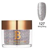 Billionaire SNS Gelish Dip Dipping Acrylic Nail Powder 127 Bling Bling 56g