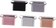Angoily Type-c Plug Charging Port Protector Phone Dust Plug Aluminum Alloy Cover Dust Cover for Smart Phone