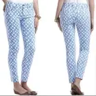 VINEYARD VINES Lattice Print Skinny Jeans in Color Frost Plus Size 16 New w/Tags