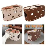 Cat House Grinding Claw Practical Pet Accessory Scratch Cardboard Lounge Bed
