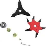 Parliky 1Set Trimmer Blade Sturdy Replacement Weeder Cutter for Lawn Mower Easy to Install for Household Gardens and Parks Sharp Edges for Efficient Weeding