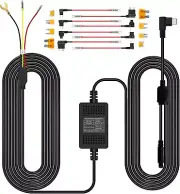 Hardwire Kit K600 Dash Cam Front Rear 4K 1080P 12Ft Type C Input12V/24V Output