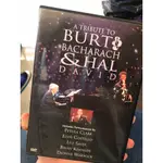 光碟無刮A TRIBUTE TO BURT BACHARACH & HAL DAVID DVD 非出租店出售