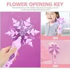 ABS Light Up Snowflake Wand Princess Glow Snowflake Wand Children Toy