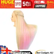 Training Head 26" Mannequin Head Hair Styling Manikin Cosmetology Doll Head Synt