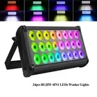 24LED 4-IN-1RGBW Wall Washer Light Disco DJ Bar Party Strobe Stage Lighting
