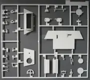 Dragon 1/35 Scale Panther A Early 1943/44 - Parts Tree E from Kit No. 6160