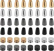 SING F LTD 48Pcs Locking Caps Cord Ends Set Alloy End Piece Cord Closure Cord Stopper Cord Locking Plugs Fixing for Sweatpants Hoodies Bags Jackets