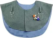 STARTIST Parrot Anti Scratch Shoulder Protector, Pet Shoulder Pad, Guard, Hang Bird Anklet Toys Shawl, Blue Gray