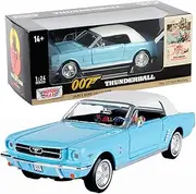 Motor Max 1964.5 Ford Ford Mustang, James Bond 79855WTQ - 1/24 Scale Diecast Model Toy Car
