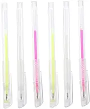 CALLARON 6Pcs Marking Pens Portable Eyebrow Positioning Pens for Precise Lines for Eyebrow Shaping Surgery and Markings Includes