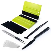 Window Tint Kit, Profession Car Wrap Kit with 2PCS Felt Squeegee and Felt Rep...