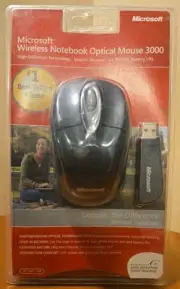 Microsoft Wireless Notebook Optical Mouse 3000 - NEW old stock.