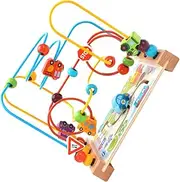 Generic Early Learning Bead Maze Toys for Toddlers Children's Beaded Plaything Graphical Cognitive Toys Safe Paint