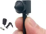 Mini Spy Hidden Camera HD 1000TVL Small Portable Wired Spy Camera Pinhole Convert BNC Video Camera Nanny Cam for CCTV Security Indoor Home Survelliance System Hidden Cam DVR FPV