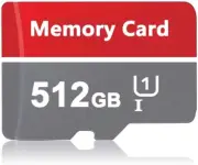 Micro SD Card 512GB High Speed Memory Card 512GB Portable SD Card for Cameras/Sm