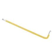 L-Handle Ball End Hex Key 4mm Metric L-Shape Wrench S2 Hand Tools, Yellow