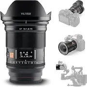 [Viltrox] 16mm F1.8 Pro Level Wide Angle Autofocus Lens with LCD Screen, Compatible with Full-Frame Sony E-Mount Mirrorless Cameras Alpha a7 a7II a7III a7R a7RII a7RIII a7RIV a7S a7SII a9 a7C