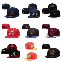 在飛比找蝦皮購物優惠-20 款 MLB 亞特蘭大勇士隊可調節帽子棒球帽平帽多色