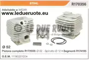 11190201204 Kit Cylinder & Piston STIHL MS381 Chainsaw Ø 52 Pin 12