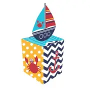 Ahoy Matey Favour Boxes / Centrepiece Decorations Pk 8
