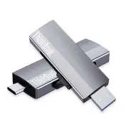 Lenovo ThinkBook BU210 Type-C & USB3.2 Flash Drive 512GB 256GB 128GB High Speed Portable Memory U Disk Flash Drive for P