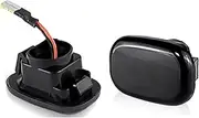 Side Mirror Indicator For Toyota For Corolla E10/E11/E12 For Yaris For Verso For Hilux For Surf N21 RX 2piece Dynamic Led Side Marker Flowing Turn Signal Light Dynamic Sequential Blinker(2xDynamic Smo