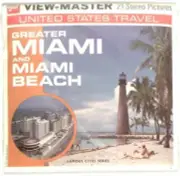 1970's GREATER MIAMI and BEACH Florida 3d View-Master 3 Reel Packet NEW SEALED