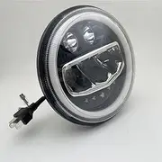 Motorcycle Headlight E mark number DOT Approved 7" Inch Motorcycle LED Headlight Hi/Lo Beam Assemblies Lamp Projector
