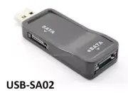 High-Speed USB 2.0 to eSATA/Serial ATA Super Slim Bridge Adapter, USB-SA02