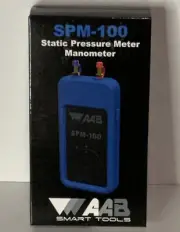 AAB Smart Tools SPM-100 Static Pressure Meter - Smartphone Bluetooth Manometer