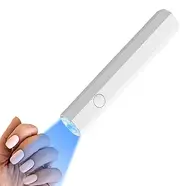 LED Nail Lamp - Nail Light - Handheld UV LED Lighting Lamp, 2 Timing Modes, Low Noise and Quick Dry Portable UV Nail Light for Home Manicure Salon