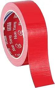 uxcell 1.4"x0.007" Bookbinding Tape, 22 Yard Cloth Bookbinding Repair Tape Book Binding Tape Self Adhesive for Repairing Old Books, Red