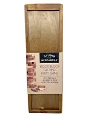 Studio Mercantile Wooden Block Stacking Party Game