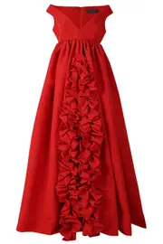 [GRETA CONSTANTINE] AMARIGE GOWN M RED