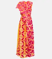 [Ulla Johnson] Ulla Johnson Lali printed silk maxi dress AU 4 multicoloured