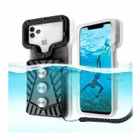 在飛比找樂天市場購物網優惠-專業潛水手機盒 IP68防水 適用iPhone 12/12 