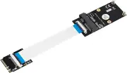 M.2 (NGFF) Key A/E/A+E to Mini PCI-E Adapter with FFC Cable