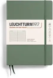 Hardcover Medium Ruled Notebook, 251 Page (Olive) - A5