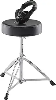 Alesis Drum Essentials Bundle – Complete Electric Drum Set Accessory Pack including A Drum Throne and On-Ear Headphones