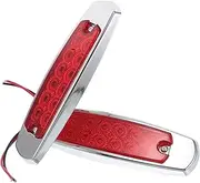 Truck Side Marker Light 12 Led Trailer Lights Rv Semi Car Camper Indicator Light Turn Signal 24v Red