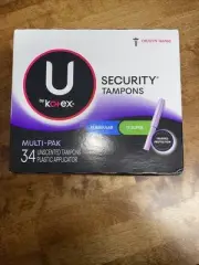 U By Kotex 34ct Multi Pak 17 Regular 17 Super Unscented Security Tampons NEW