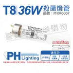 (2入)PHILIPS飛利浦 TUV 36W G36 UVC T8殺菌燈管 _ PH040007