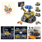 STEM Building Toys, 4in1 Remote & APP Controlled Creator Wall Robot Toys Set,...