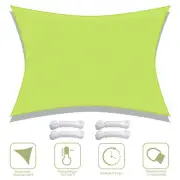 19x13Ft UV Block Rectangle Sun Shade Sail Canopy Outdoor Patio Pool Apple Green
