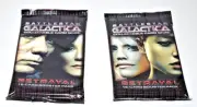 Battlestar Galactica CCG 2x Betrayal 15 card Booster Packs SEALED WizKids
