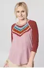 NWT Free People Spring Bound Top Mauve Mouse Combo Size XS